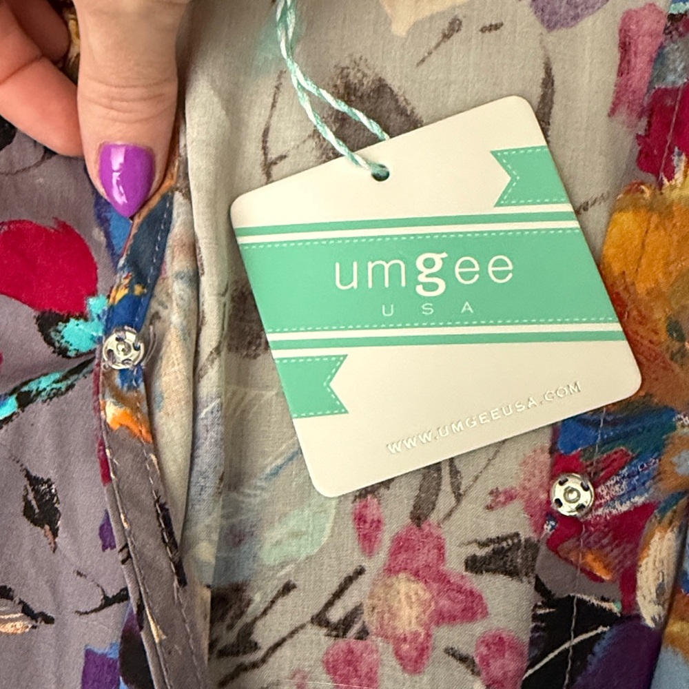 Umgee Multicolor Floral Button-Up - Picture 5 of 5
